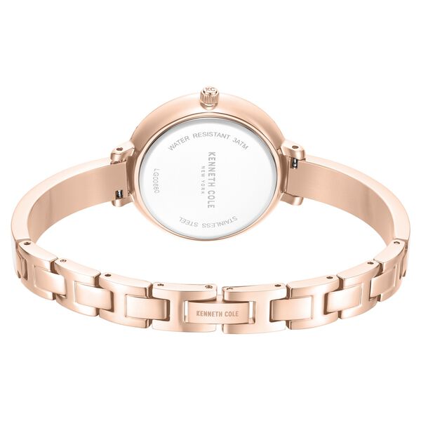 Kenneth Cole Quartz Analog White Dial Rose Gold Colour Stainless Steel Strap Watch For Women - image number 4