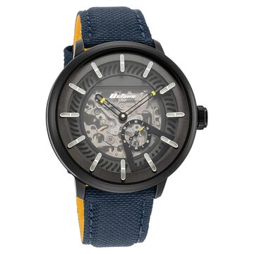 Titan Octane Aerobatics Mechanical Analog Black Dial Nylon Strap Watch for Men