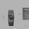 Vyb Nova By Fastrack Quartz Analog Grey Dial Grey Metal Strap Watch For Guys - image number 3
