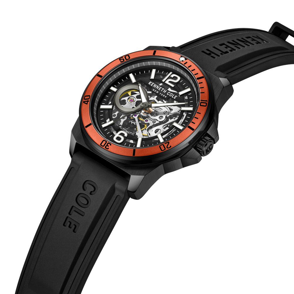 Kenneth Cole Black Dial Automatic Watch for Men