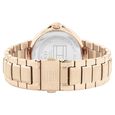 Tommy Hilfiger Multifunction Silver Dial Golden Color Stainless Steel Strap Watch For Women - image number 2