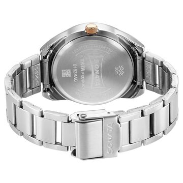 Sonata Unveil Quartz Multifunction Silver Dial Stainless Steel Strap Watch for Women