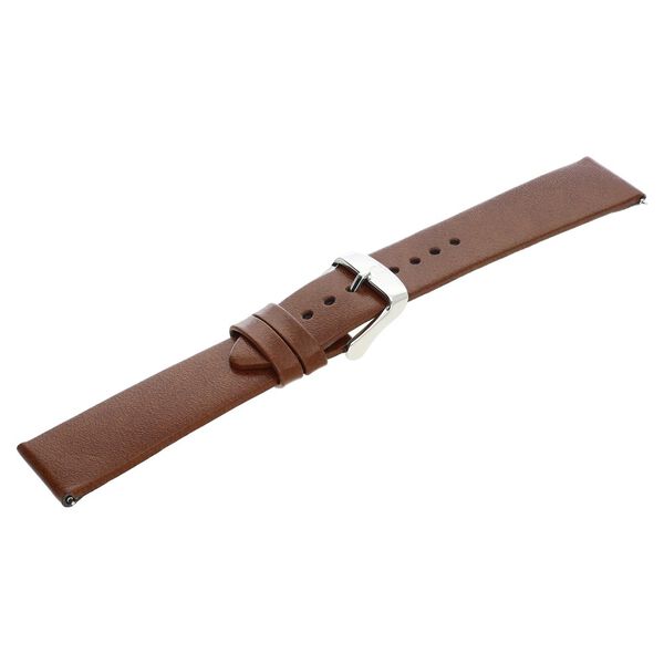 20 mm Tan Genuine Leather Strap for Men - image number 3