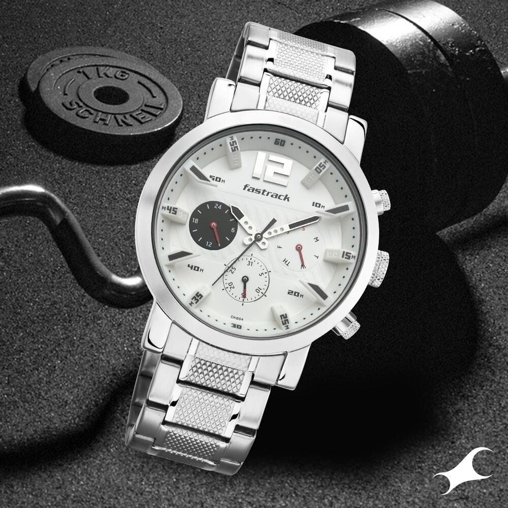 Fastrack white watch for men shop