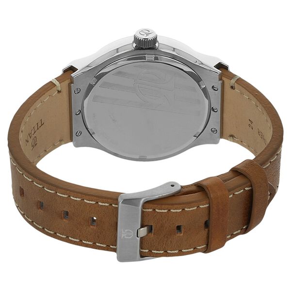 Titan Analog with Day and Date Blue Dial Leather Strap watch for Men - image number 3