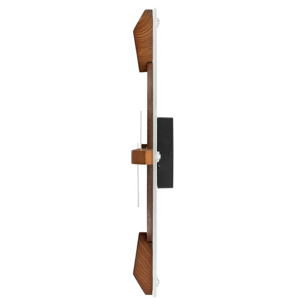 Titan Wood & Glass Fusion Wall Clock - 32 cm x 32 cm (Medium) - image number 3