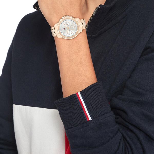 Tommy Hilfiger Quartz Multifunction Silver Stainless Steel Strap for Women - image number 3