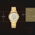 Titan Quartz Analog with Day and Date Yellow Dial Metal Strap Watch for Men - image number 2