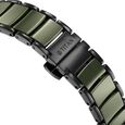 Titan Edge Melange Slim Steel & Ceramic Strap Green Dial Analog Watch For Men - image number 4