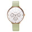 Titan Neo Quartz Multifunction White Dial Leather Strap Watch for Women - image number 1
