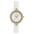 Nebula Quartz Analog Mother of Pearl Dial Leather Strap Watch for Women - image number 0