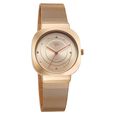 Fastrack Vyb Mirage Quartz Analog Rose Gold Dial Metal Strap Watch For Girls - image number 2