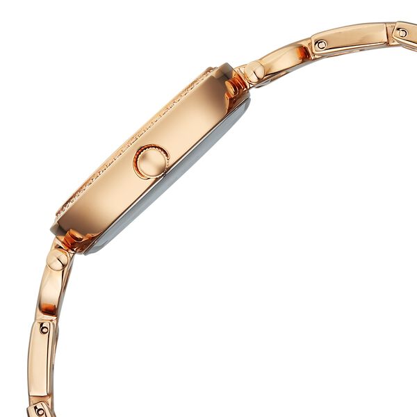 Titan Raga Showstopper Quartz Analog Silver Dial Rose Gold Metal Strap Watch For Women - image number 3