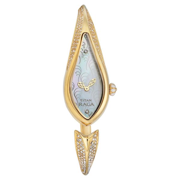 Titan Quartz Analog Mother Of Pearl Dial Watch for Women - image number 0