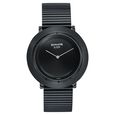 Sonata Sleek Black Dial Black-Tone Metal Bracelet Watch - image number 0