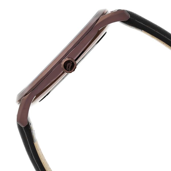 Police Quartz Analog Brown Dial Leather Strap Watch for Men - image number 3