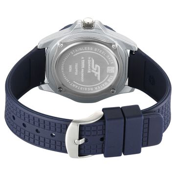 SF Sporty Analogs Quartz Analog Blue Dial Blue Plastic Strap Watch For Men