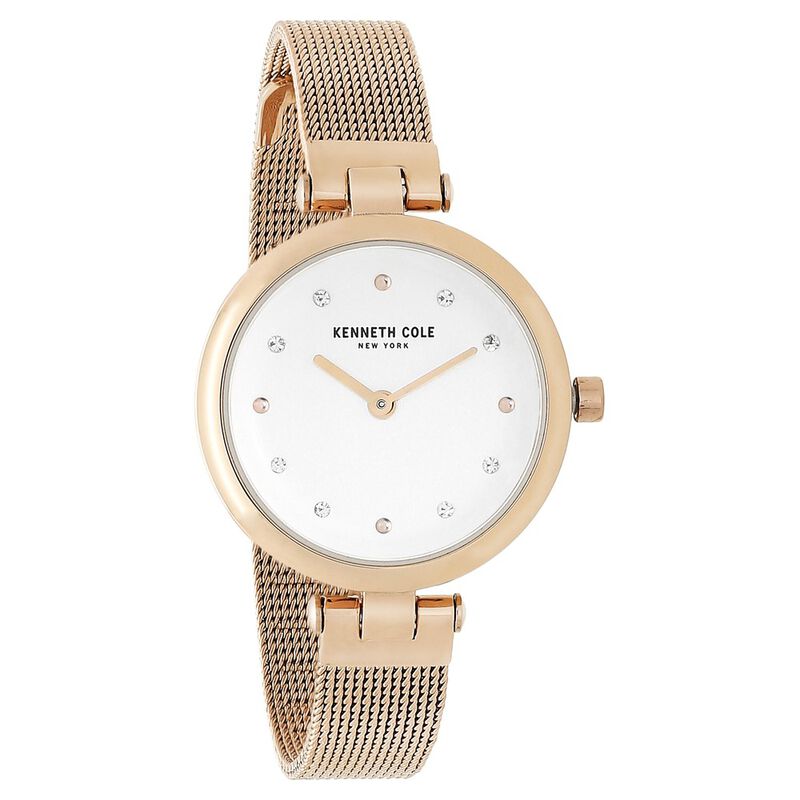 Kenneth Cole Quartz Analog Silver Dial Stainless Steel Strap Watch for Women - image number 1