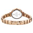 Vyb Enigma By Fastrack Quartz Analog Pink Dial Rose Gold Metal Strap Watch For Girls - image number 6