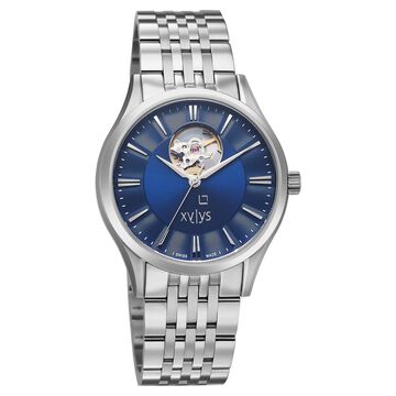Xylys Belvedere Automatic Blue Dial Silver Coloured Stainless Steel Strap Watch For Men
