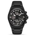 Police Multifunction Black Dial Black Stainless Steel Strap Watch For Men - image number 0