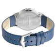Sonata Quartz Analog Blue Dial Leather Strap Watch for Men - image number 3
