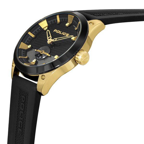 Police Quartz Analog Black Dial Leather Strap Watch for Men - image number 1