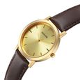 Sonata Utsav Quartz Analog Champagne Dial Leather Strap Watch for Men - image number 2