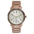 Titan Quartz Multifunction Beige Dial Stainless Steel Strap watch for Men - image number 0