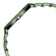 Titan Squircle Camo Quartz Analog Green Dial Ceramic Strap Watch For Unisex - image number 3