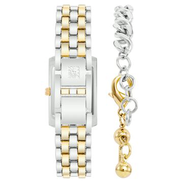 Anne Klein Quartz Analog Silver Dial Metal Strap Watch for Women