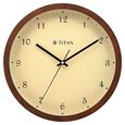 Titan Wooden Wall Clock Brown Dial with Silent Sweep - 30 cm x 30 cm (Medium) - image number 1