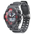 SF Quartz Analog Digital Black Dial Plastic Strap Watch for Men - image number 1