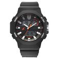 Fastrack Streetstyle Quartz Digital Black Dial Black PU Strap Watch For Guys - image number 0
