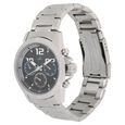 Fastrack Loopholes Quartz Multifunction Black Dial Stainless Steel Strap Watch for Guys - image number 1