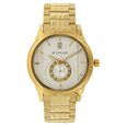 Titan Quartz Analog with Date White Dial Stainless Steel Strap Watch for Men - image number 0
