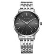 Titan Elegance Analog with Date by Hand and Dark Grey Dial Stainless Steel Strap Watch for Men - image number 0