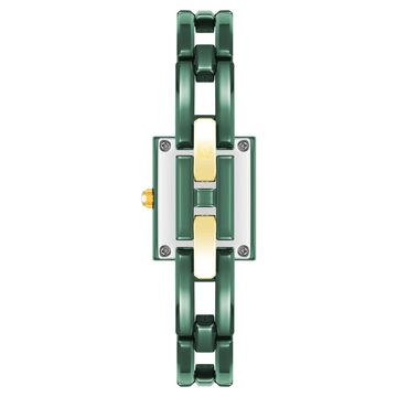 Anne Klein Quartz Analog Green Dial Green Ceramic Strap Watch For Women