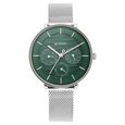 Titan Women's Svelte Black: Multi-Function Watch with Metal Strap - image number 1