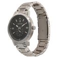 Fastrack Go Skate Quartz Analog with Day and Date Black Dial Stainless Steel Strap Watch for Guys - image number 2