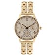 Titan Purple Rose Gold Dial Quartz Multifunction Stainless Steel Strap Watch for Women - image number 0