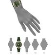 Anne Klein Quartz Analog Green Dial Green Ceramic Strap Watch For Women - image number 3