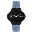 Fastrack Denim Quartz Analog Black Dial Denim Strap Watch for Girls - image number 0