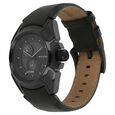 Titan Solar Powered Black Dial Leather Strap Watch for Men - image number 1
