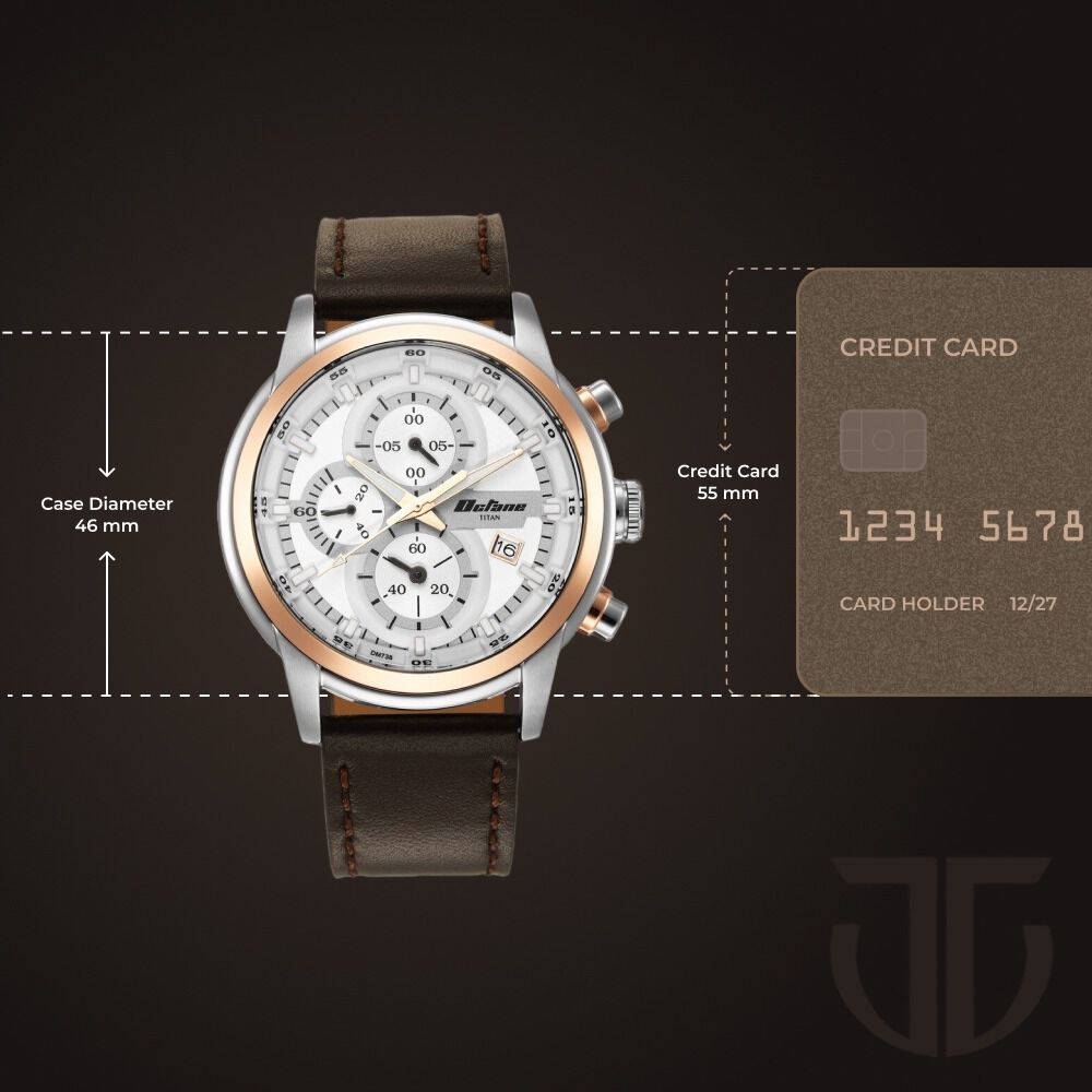 Buy Online Titan Octane Silver Dial Analog with Date Stainless