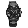Titan Octane Classic Sporty Black Dial Chronograph Stainless Steel Strap Watch for Men - image number 1