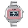 Poze By Sonata Digital Ring Watch With Pink Dial For Women - image number 1
