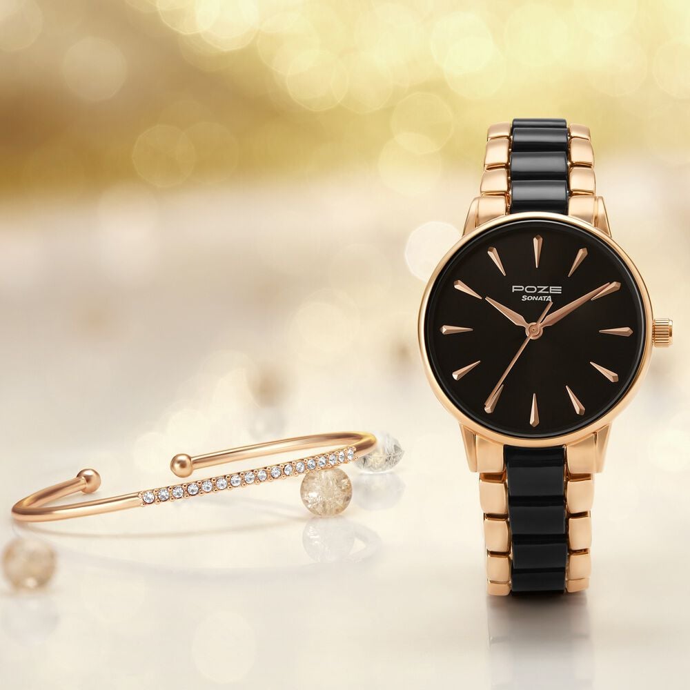 Metallic watches for womens 2025
