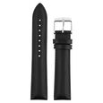 20 mm Black Genuine Leather Straps for Men - image number 0