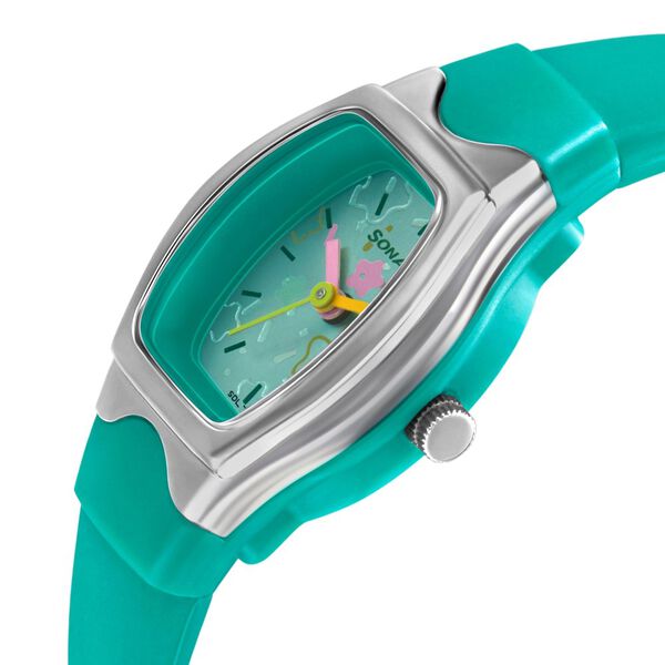 Sonata Play Blue Dial Women Watch With Plastic Strap - image number 2